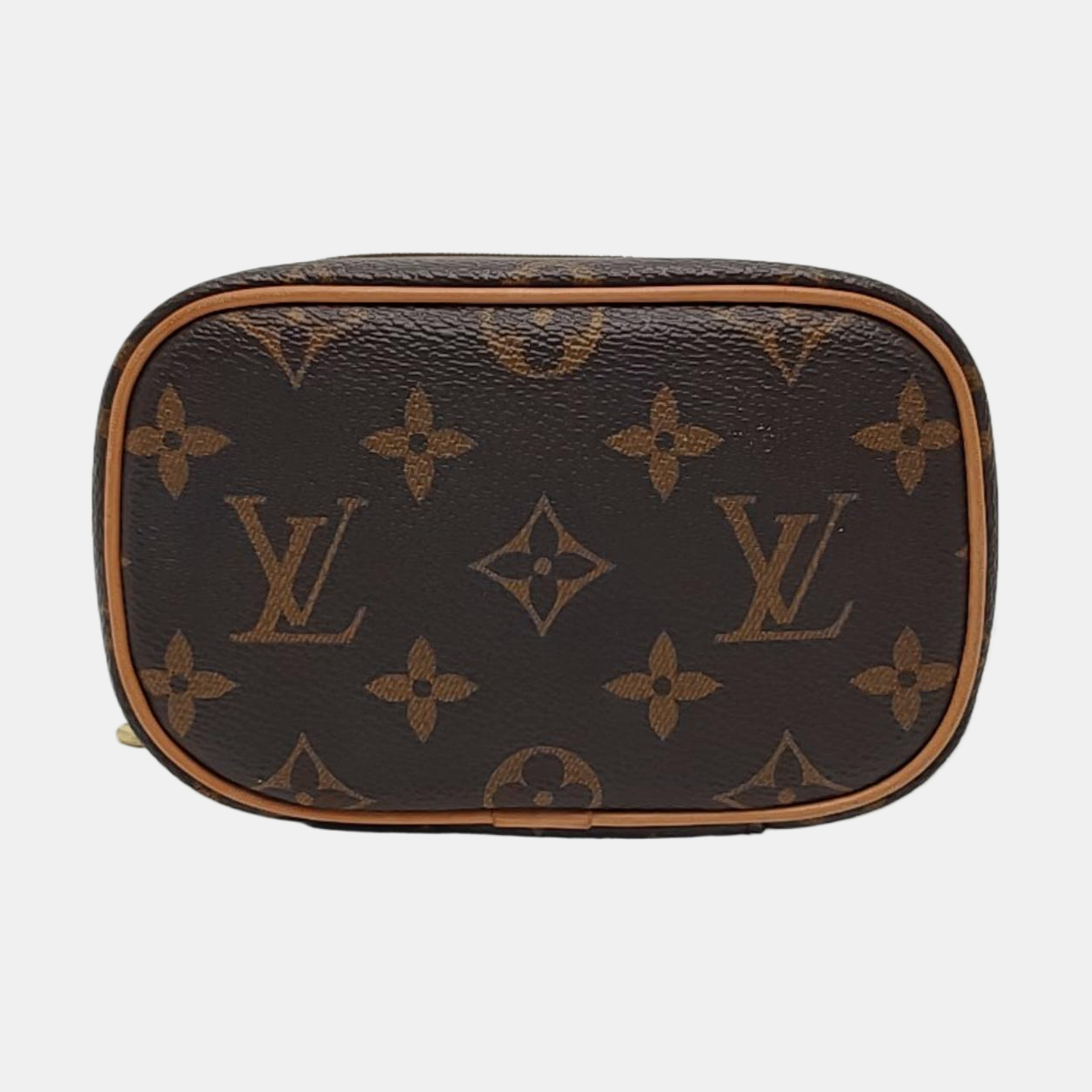 NICE Super Mini Monogram Coated Canvas Brown