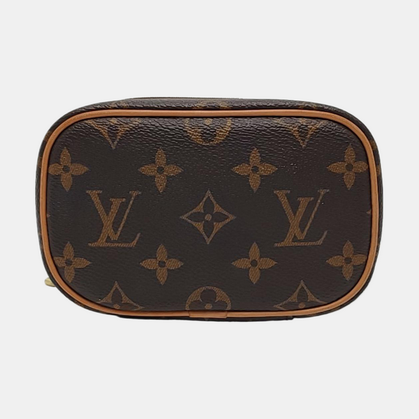 NICE Super Mini Monogram Coated Canvas Brown