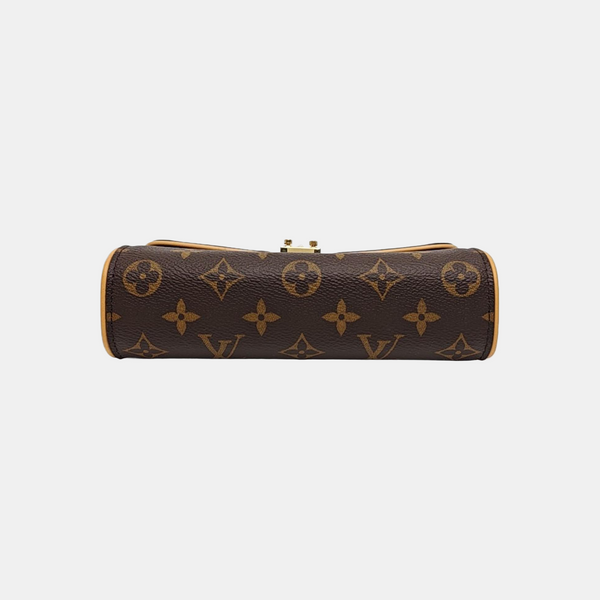 Pochette Camille Monogram Coated Canvas Brown