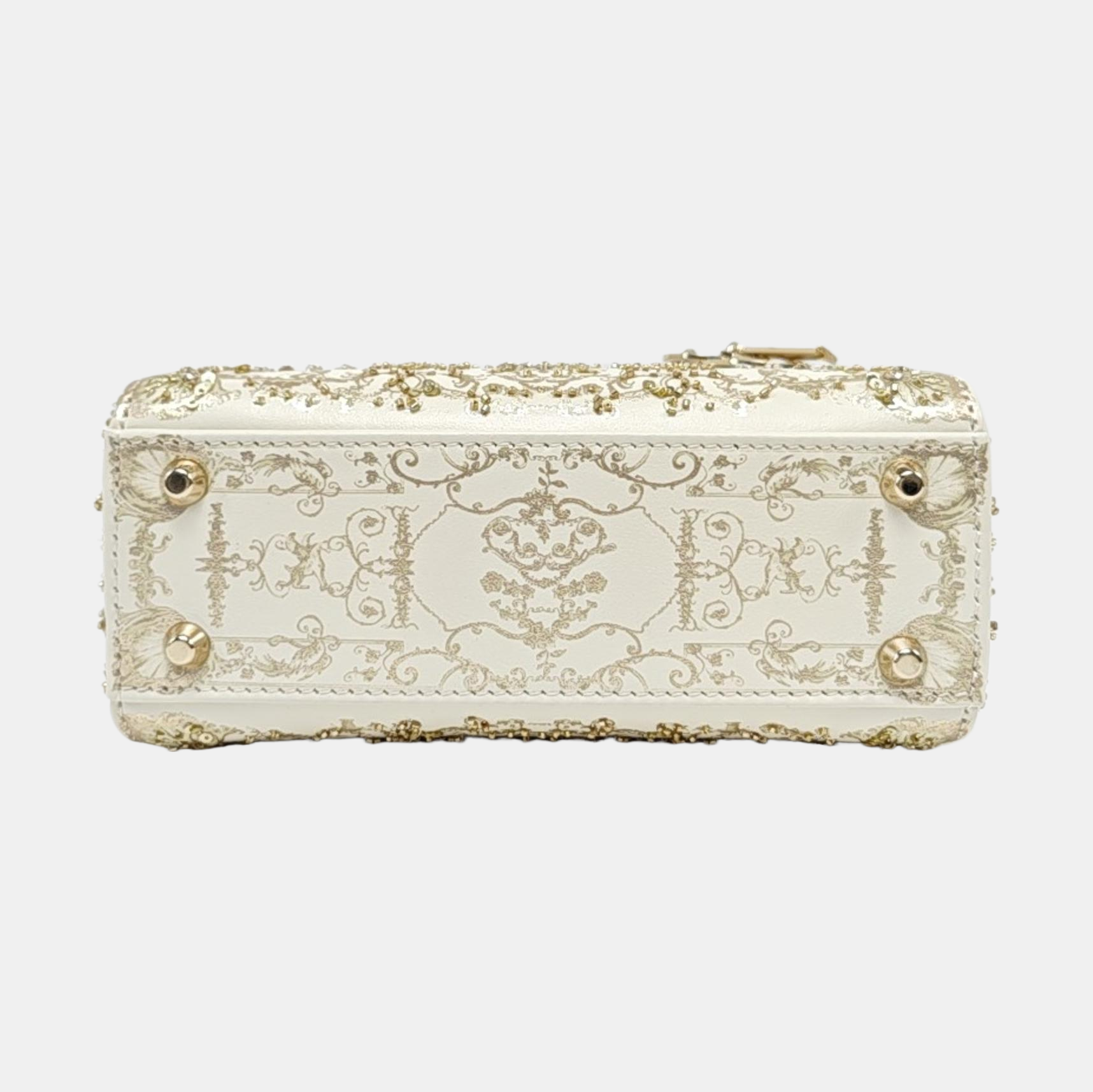 Lady Dior Mini Calfskin White