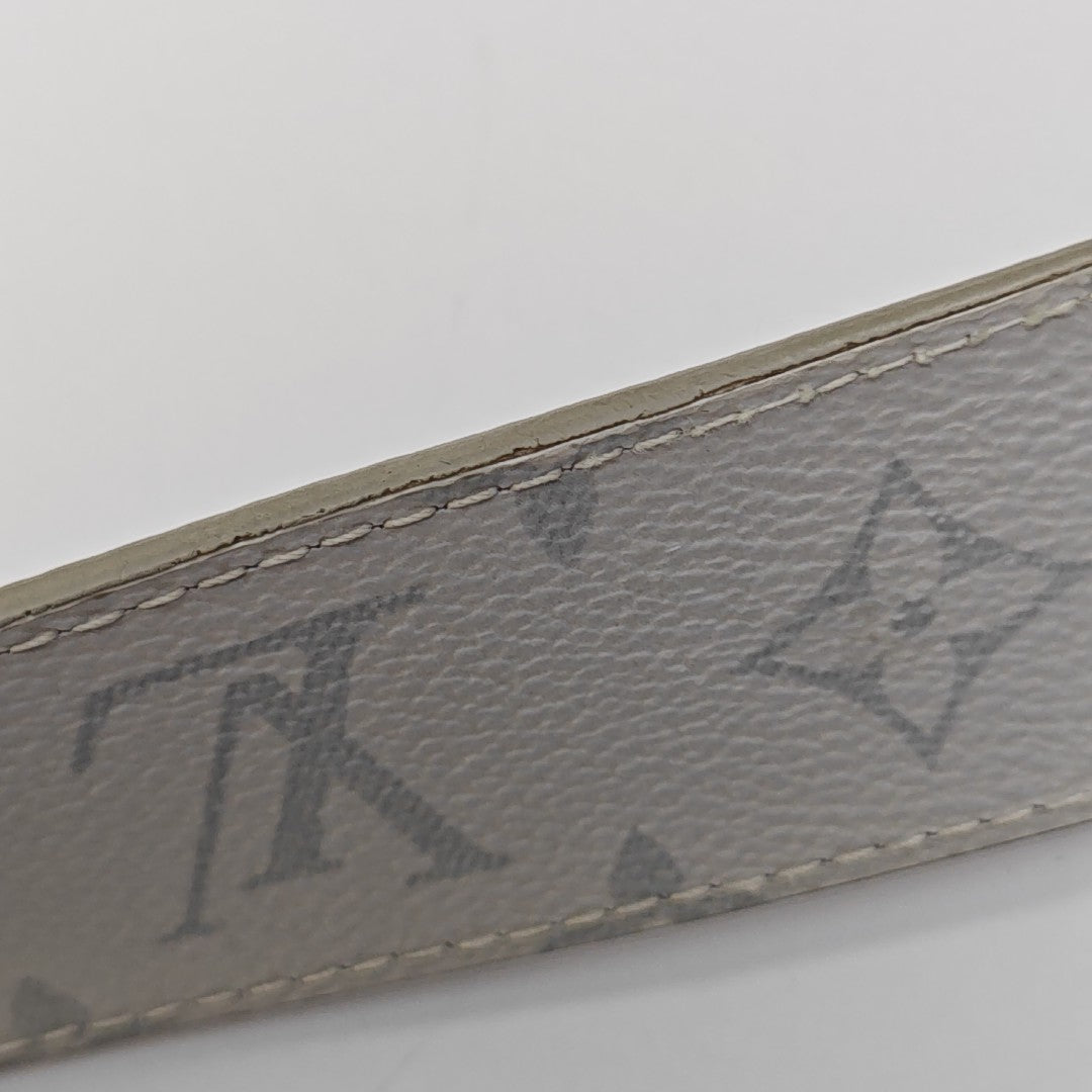 Coated Canvas Belt Gray