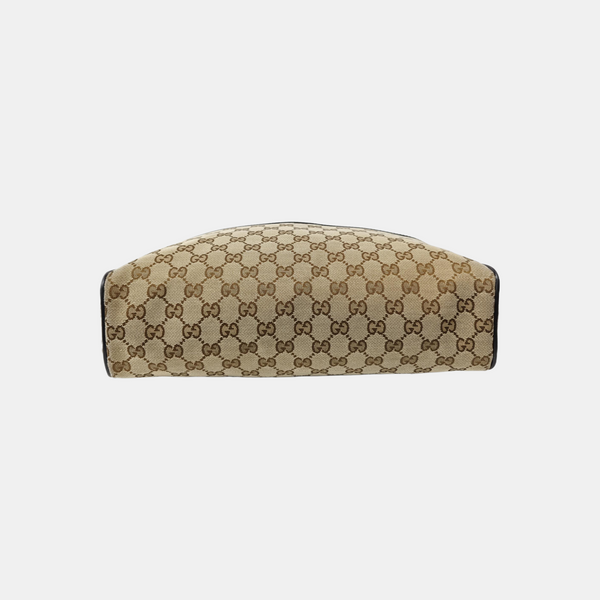 Monogram Canvas Shoulder Bag Beige