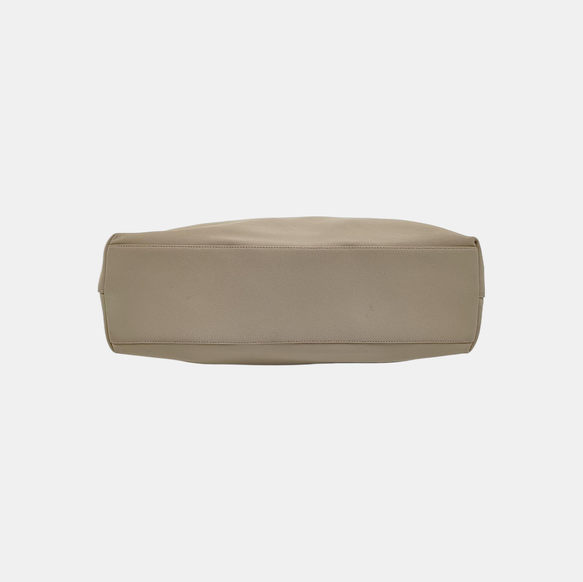 Fabric Shoulder Bag Beige