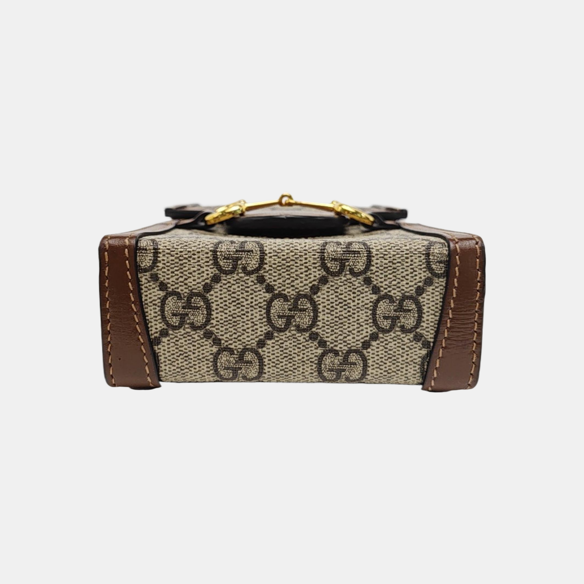 Horsebit 1955 Mini Coated Canvas Beige
