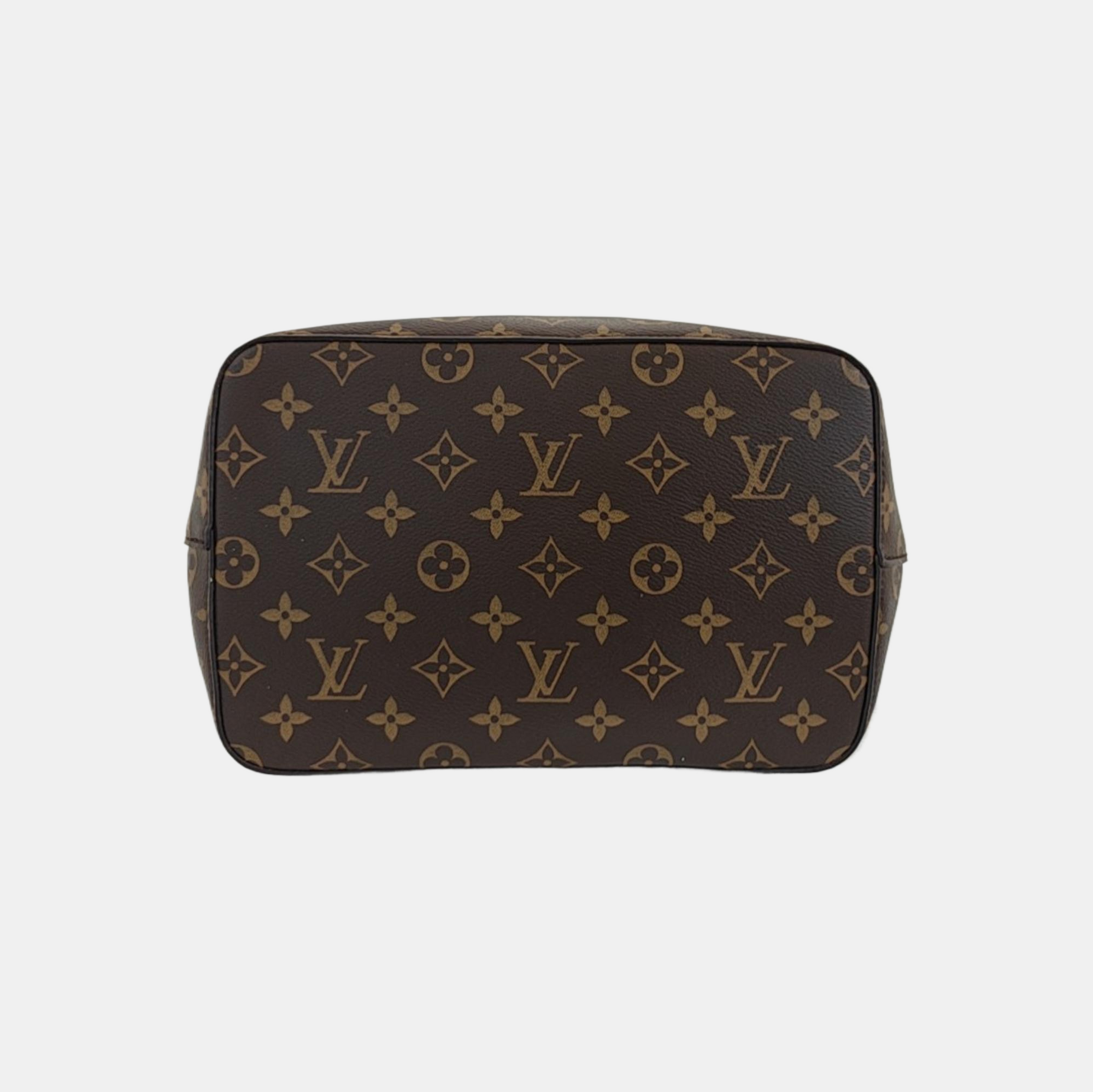 NÉONOÉ MM Monogram Coated Canvas Brown