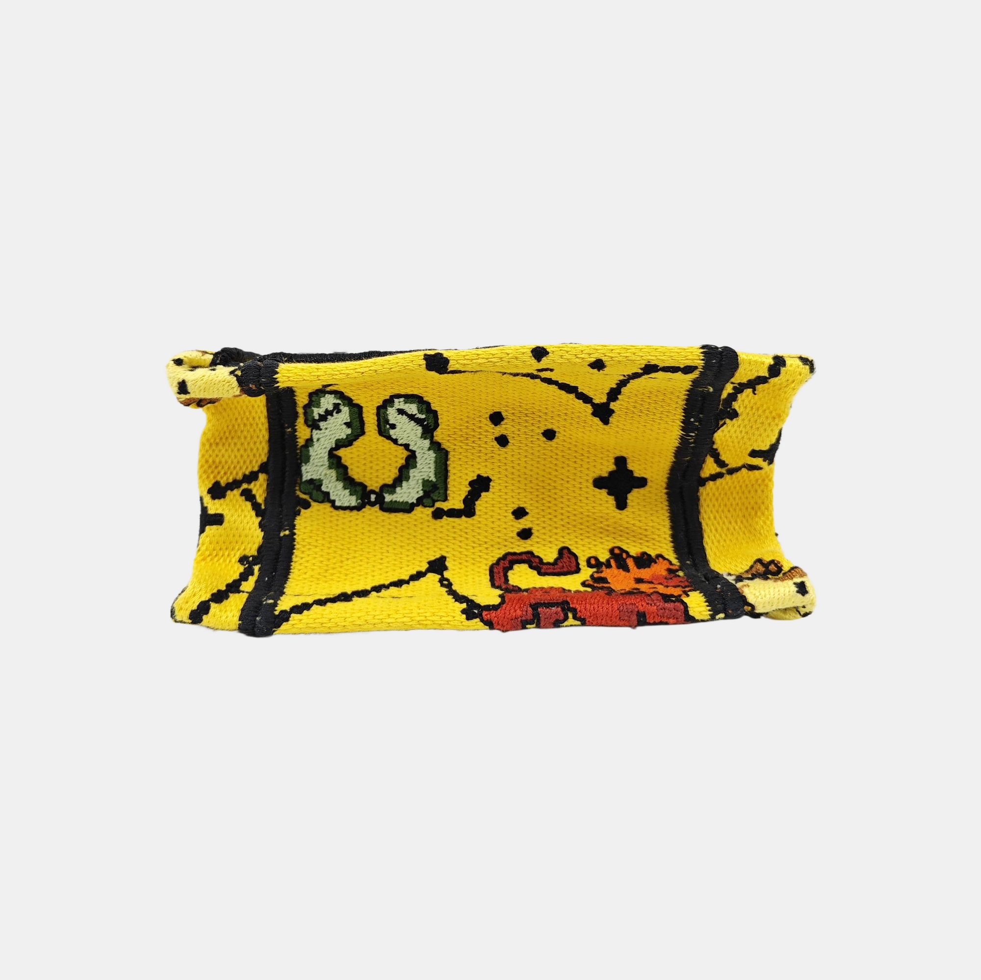 Book Tote Mini Canvas Yellow