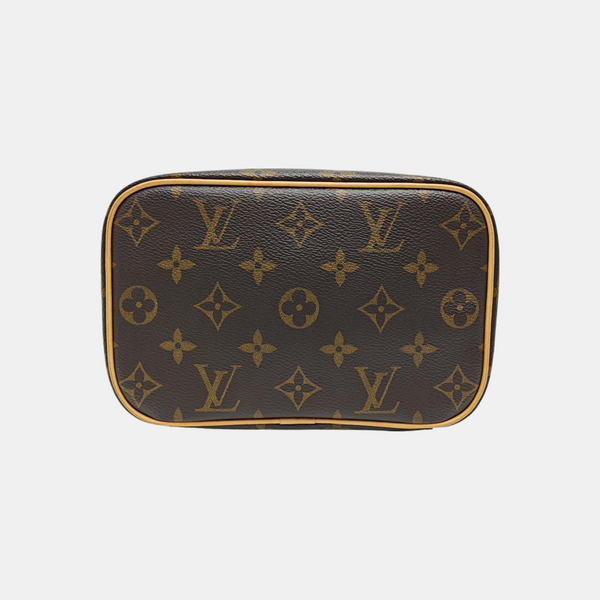 NICE Mini Monogram Coated Canvas Brown