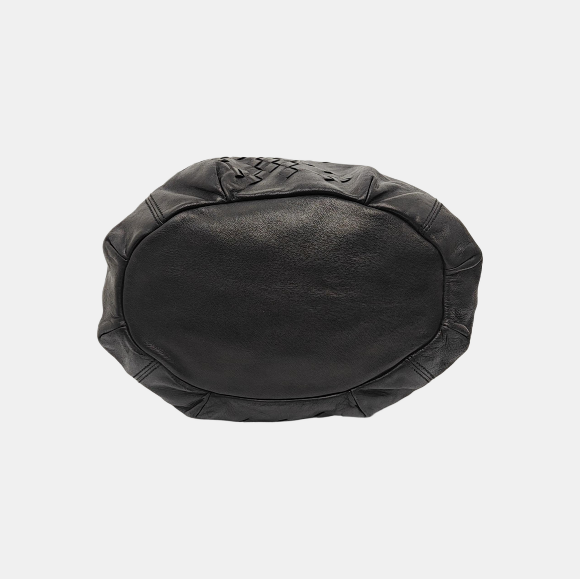 Calfskin Shoulder Bag Black