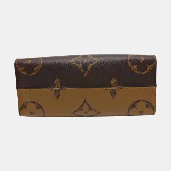 ONTHEGO MM Monogram Coated Canvas Brown