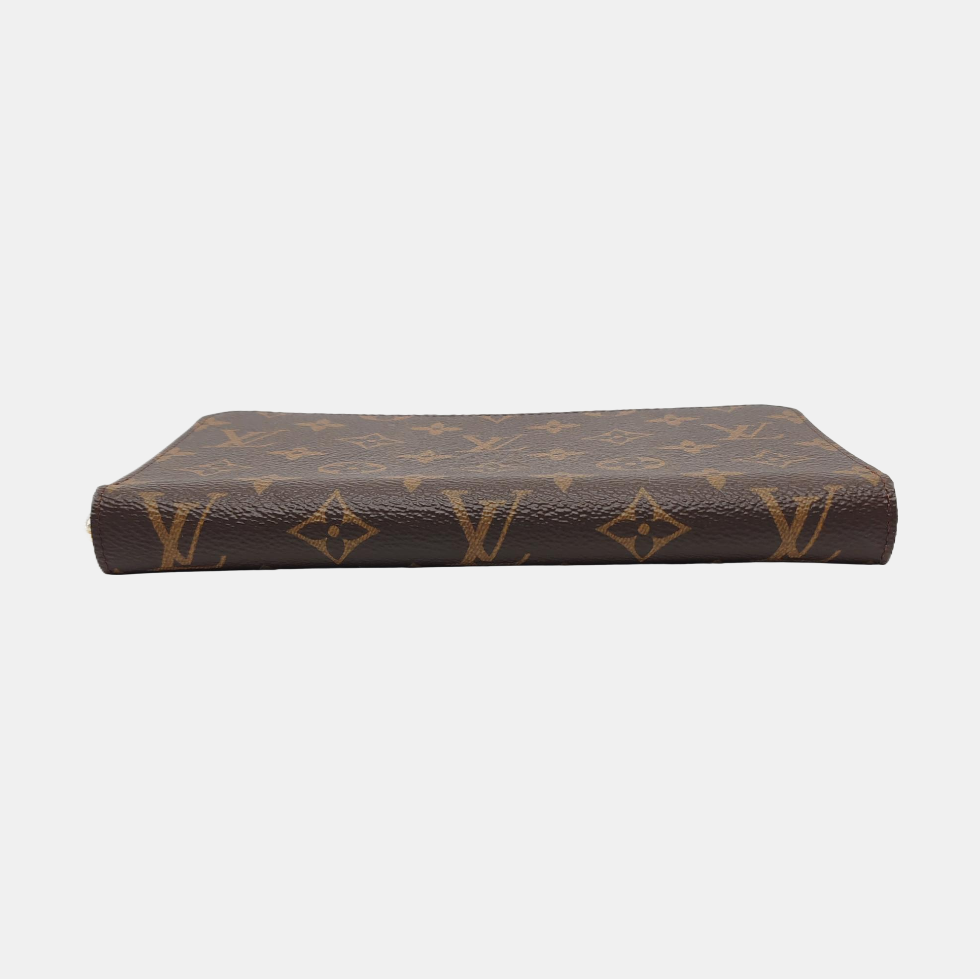 ZIPPY Monogram Coated Canvas Brown Wallet