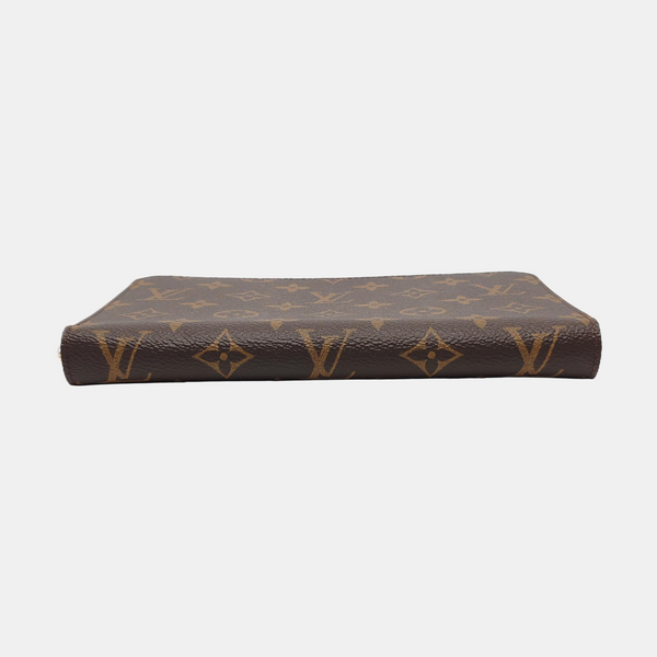 ZIPPY Monogram Coated Canvas Brown Wallet
