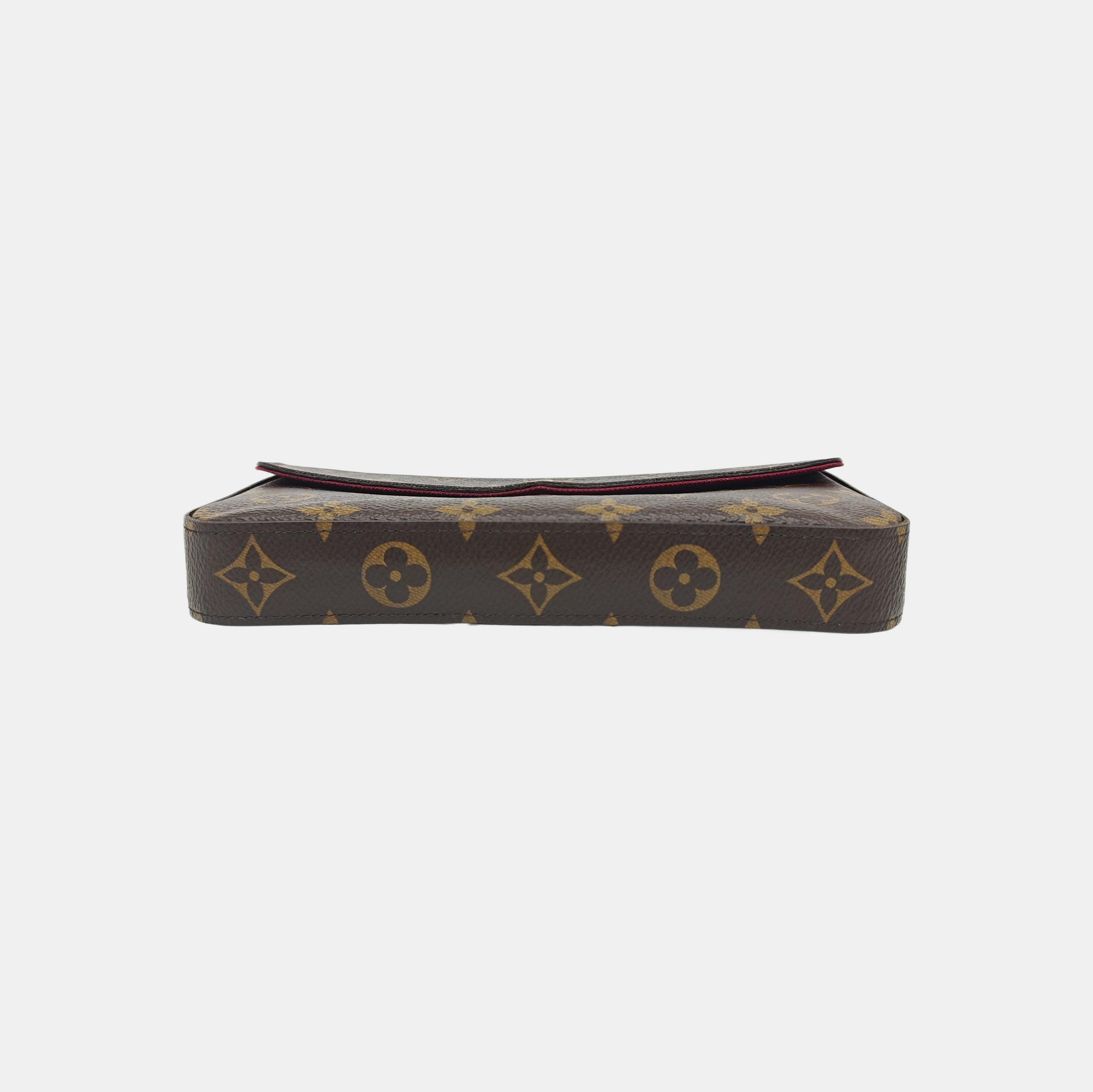 FÉLICIE Monogram Coated Canvas Brown