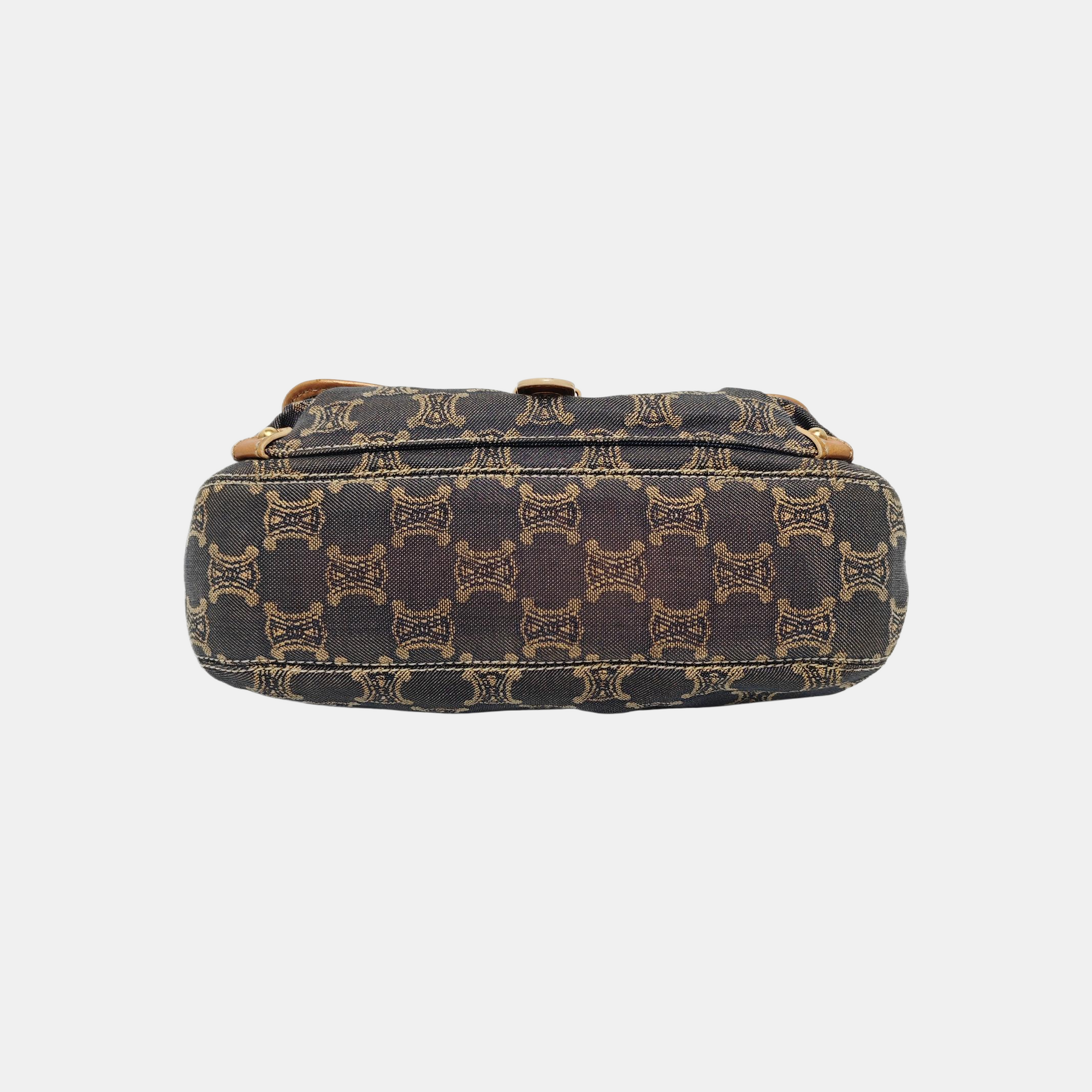 Canvas Top Handle Bag Blue
