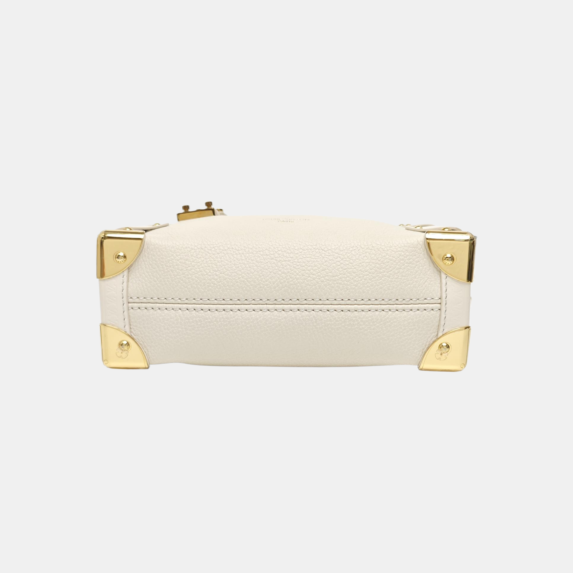 SIDE TRUNK PM Calfskin Beige