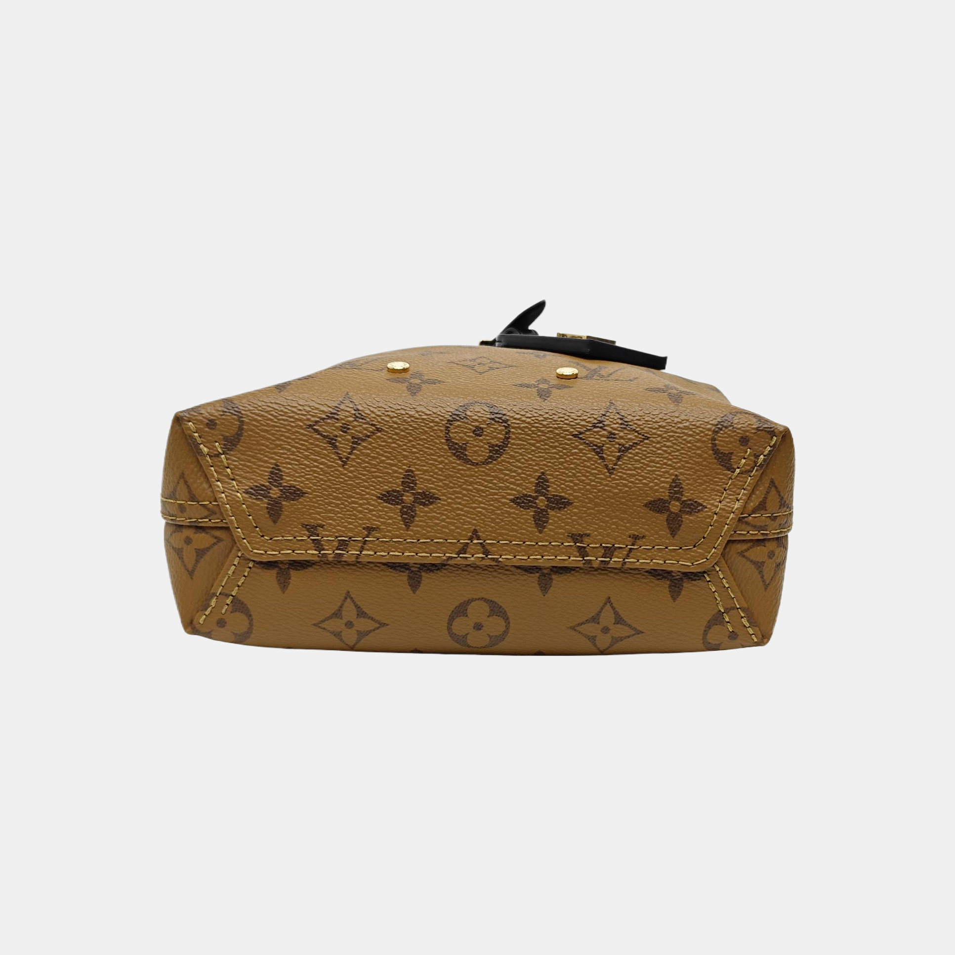 ATLANTIS PM Monogram Coated Canvas Brown