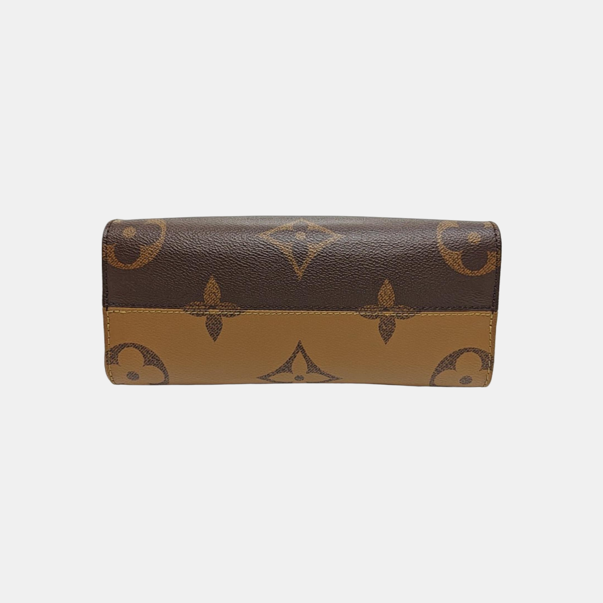 ONTHEGO PM Monogram Coated Canvas Brown