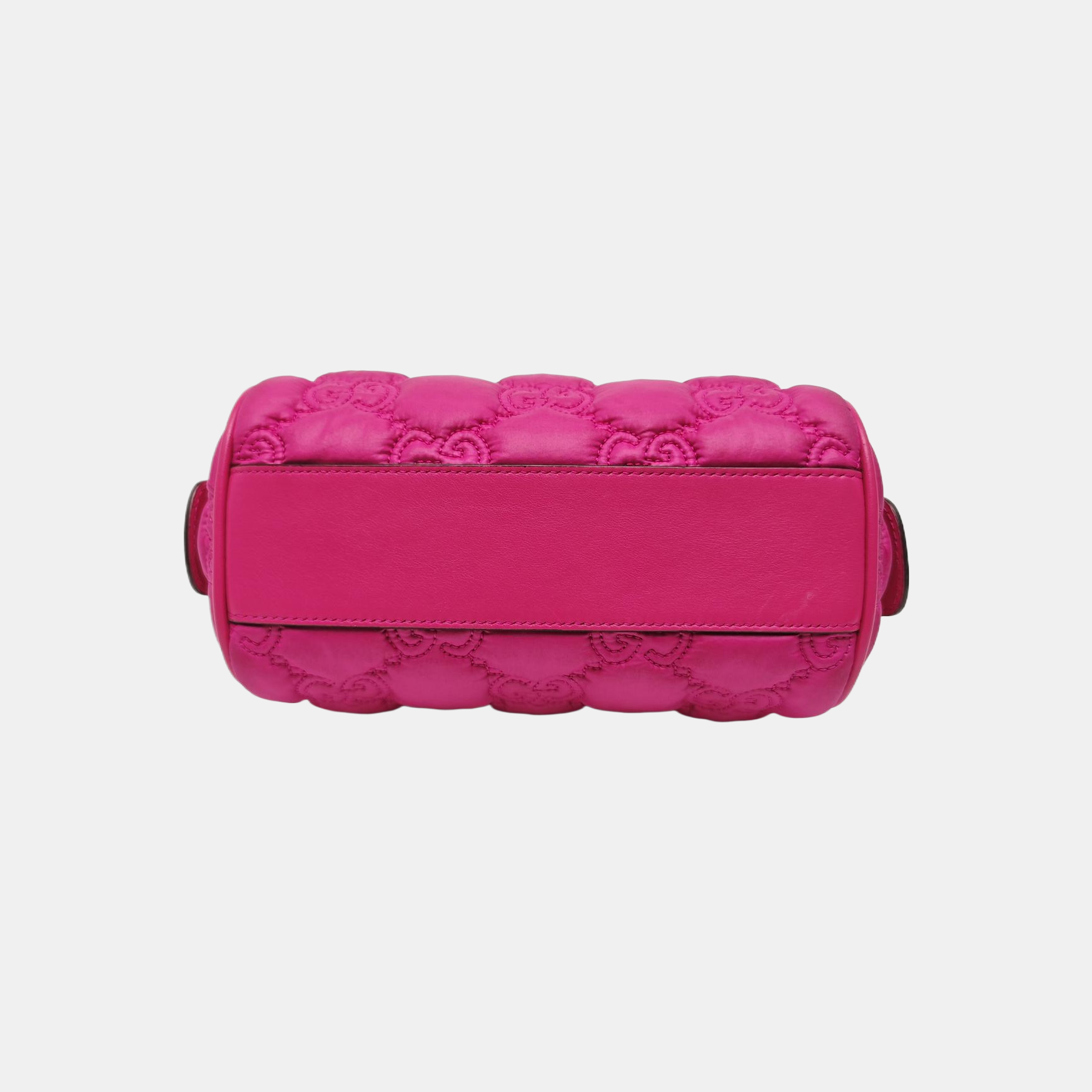 GG Matelassé Mini Monogram Fabric Red