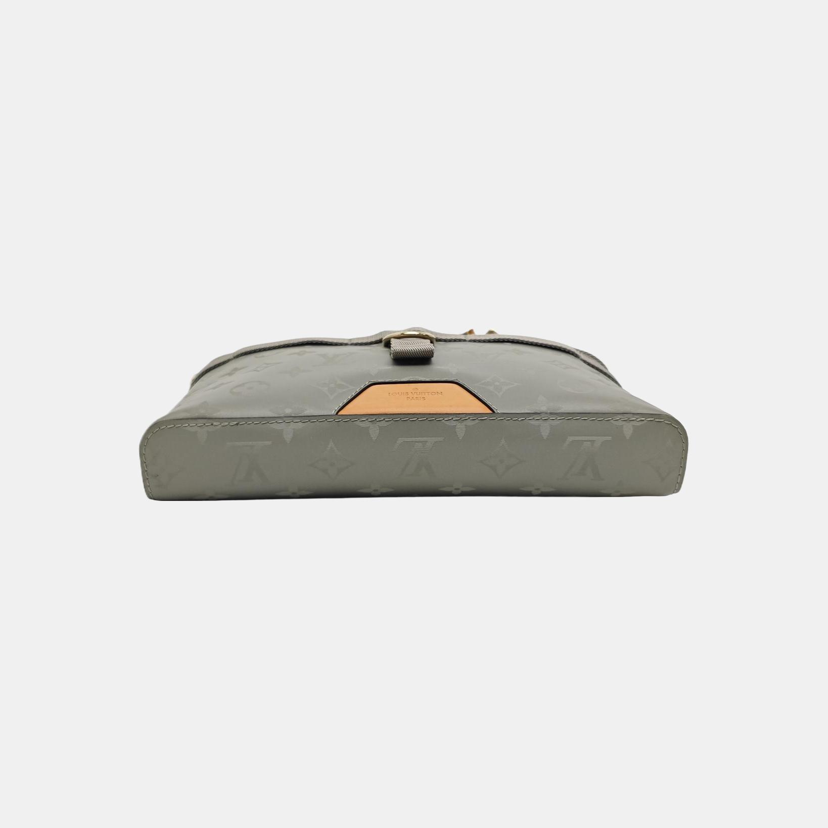 Monogram Special Material Crossbody Bag Gray