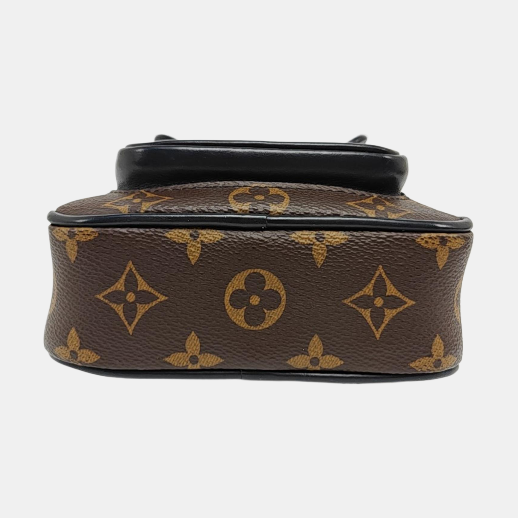 CHRISTOPHER Monogram Coated Canvas Brown