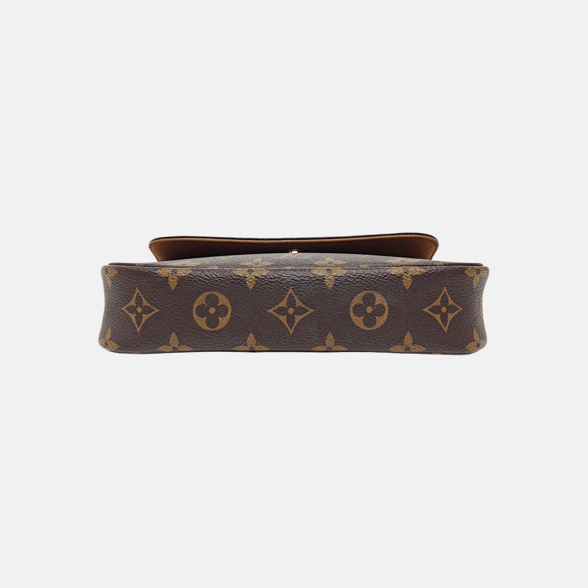 IVY Monogram Coated Canvas Brown