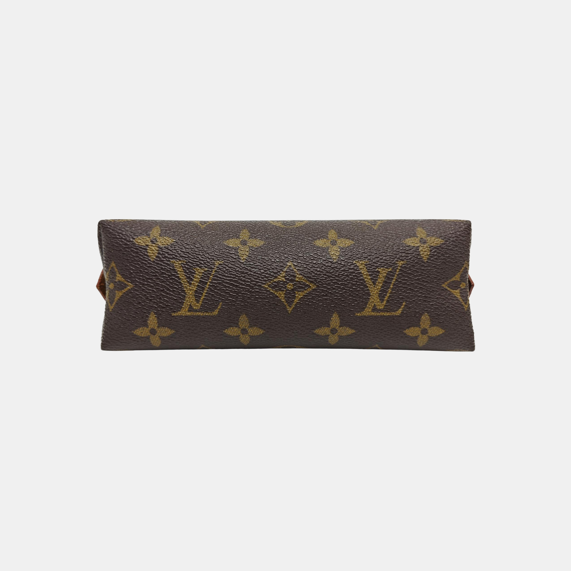 COSMETIC PM Monogram Coated Canvas Brown