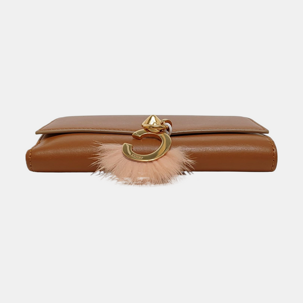 Dotcom Calfskin Brown Wallet