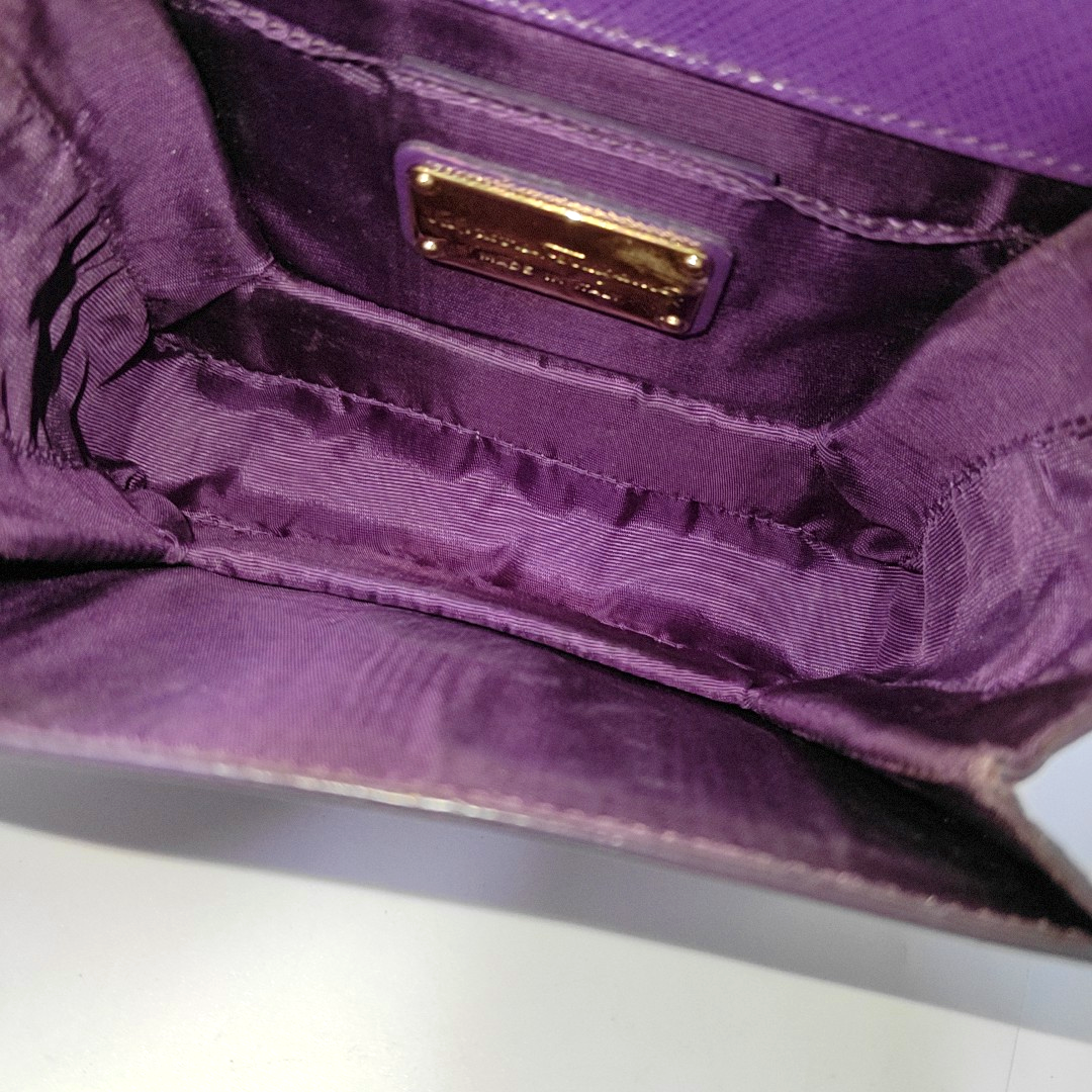 Ginny Mini Calfskin Purple