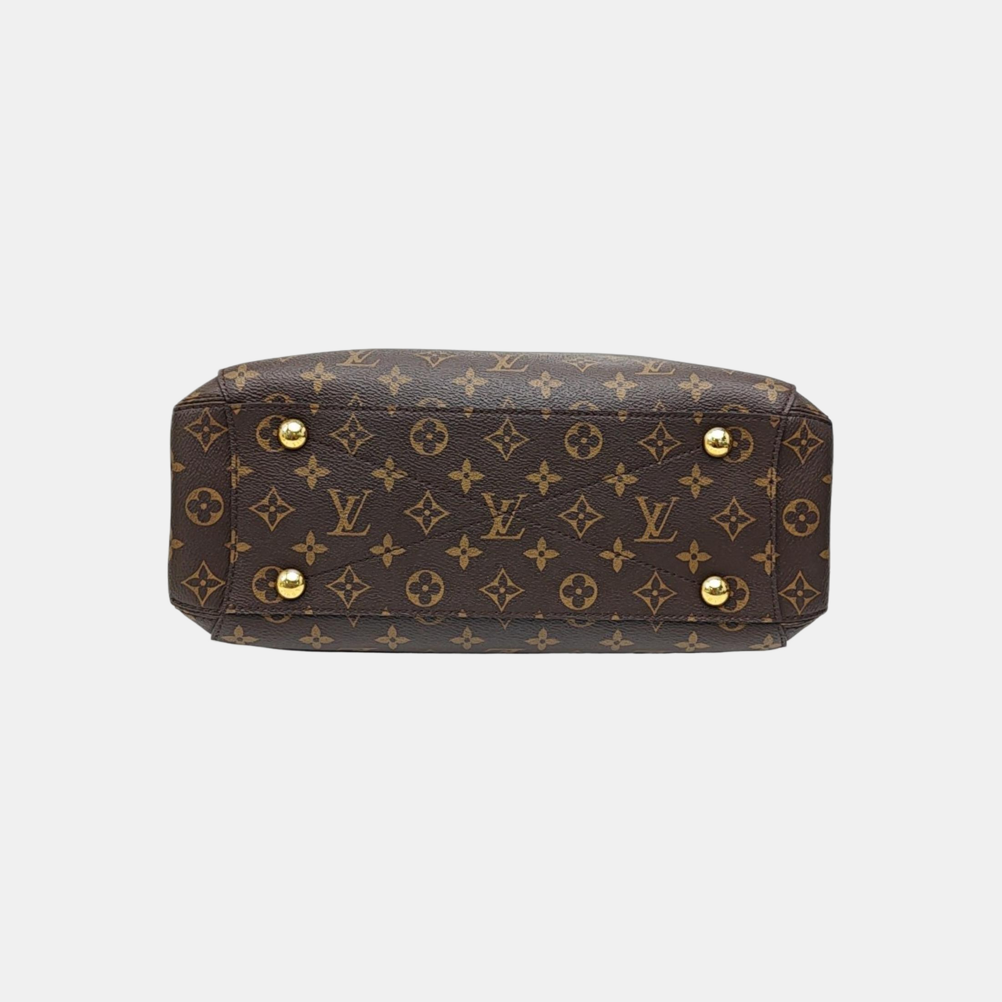 MONTAIGNE Monogram Coated Canvas Brown