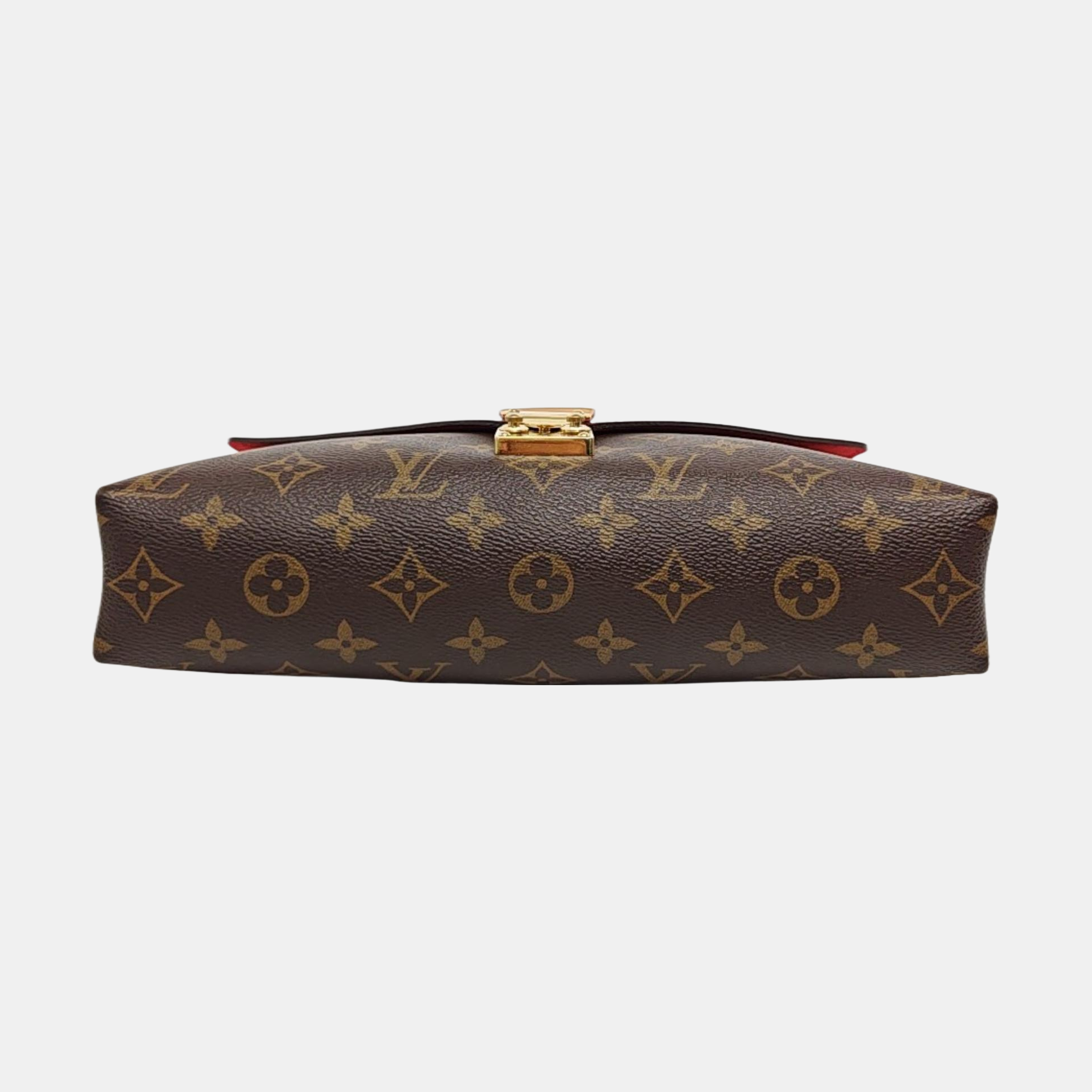 PALLAS Monogram Coated Canvas Brown