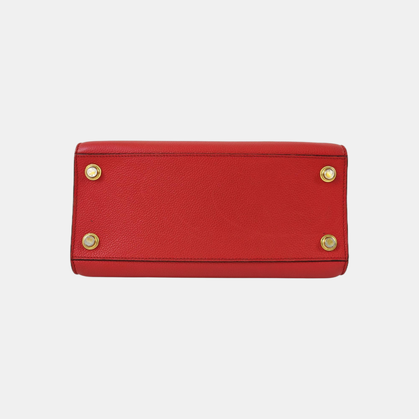 CITY STEAMER PM Calfskin Red