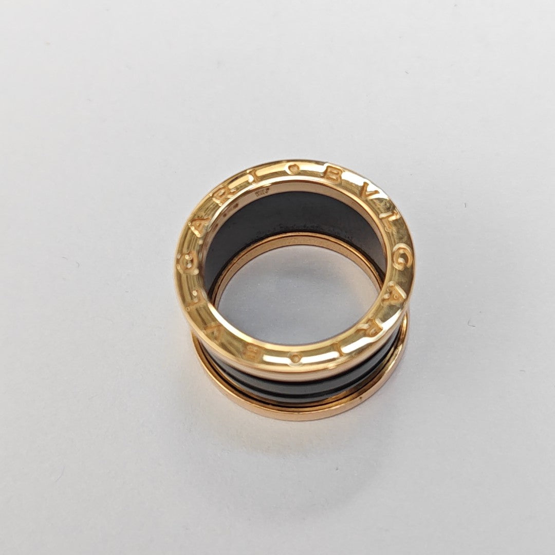 B.ZERO1 18k Rose Gold Ring EU 50