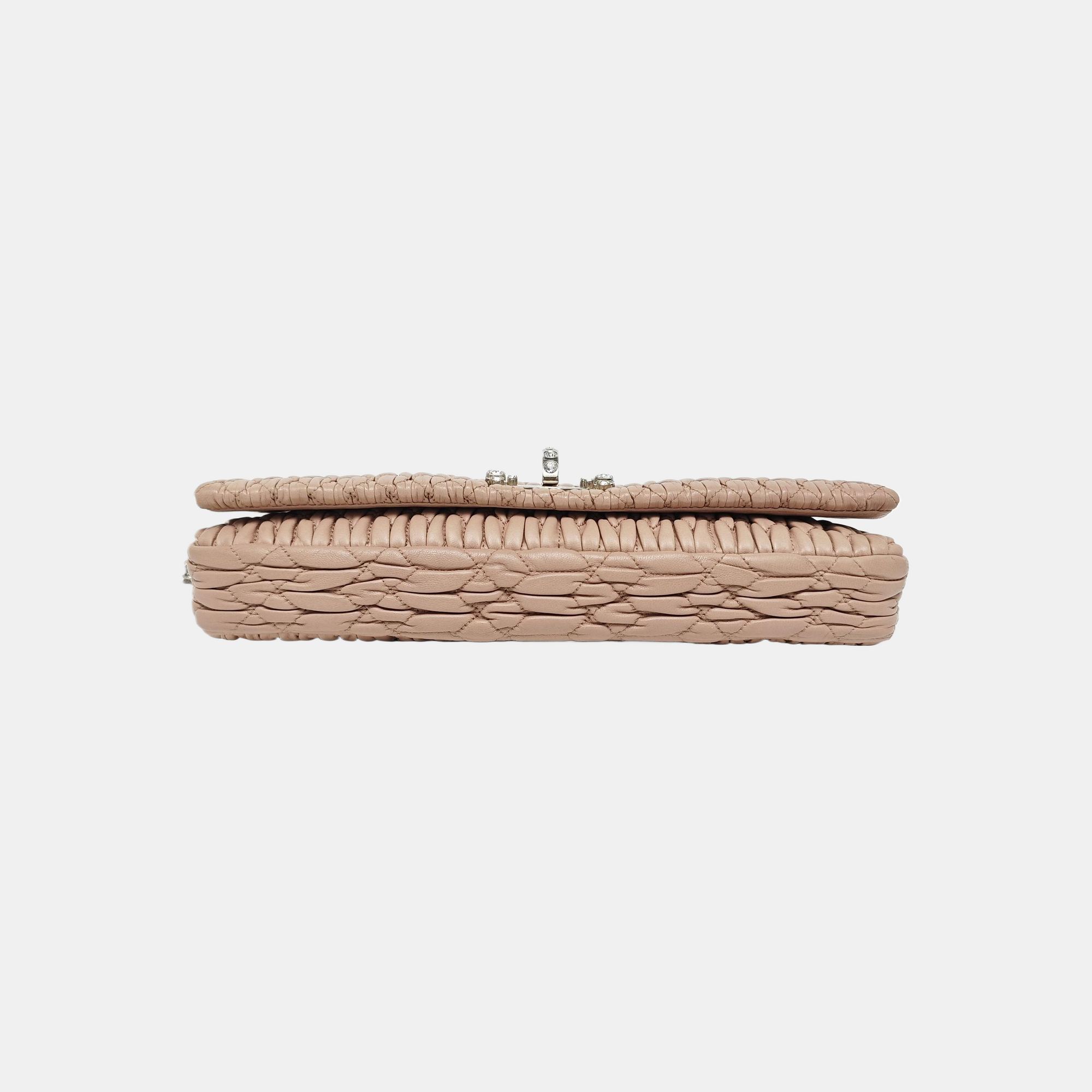 Crystal Quilted Lambskin Pink