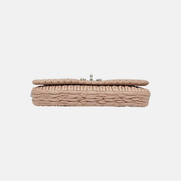 Crystal Quilted Lambskin Pink