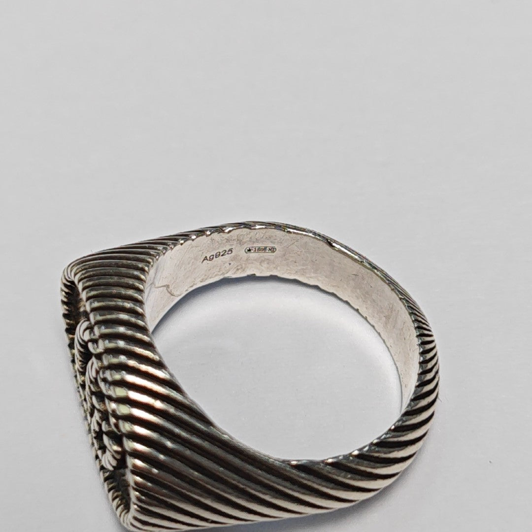 GG Running 925 Sterling Silver Ring HK 13