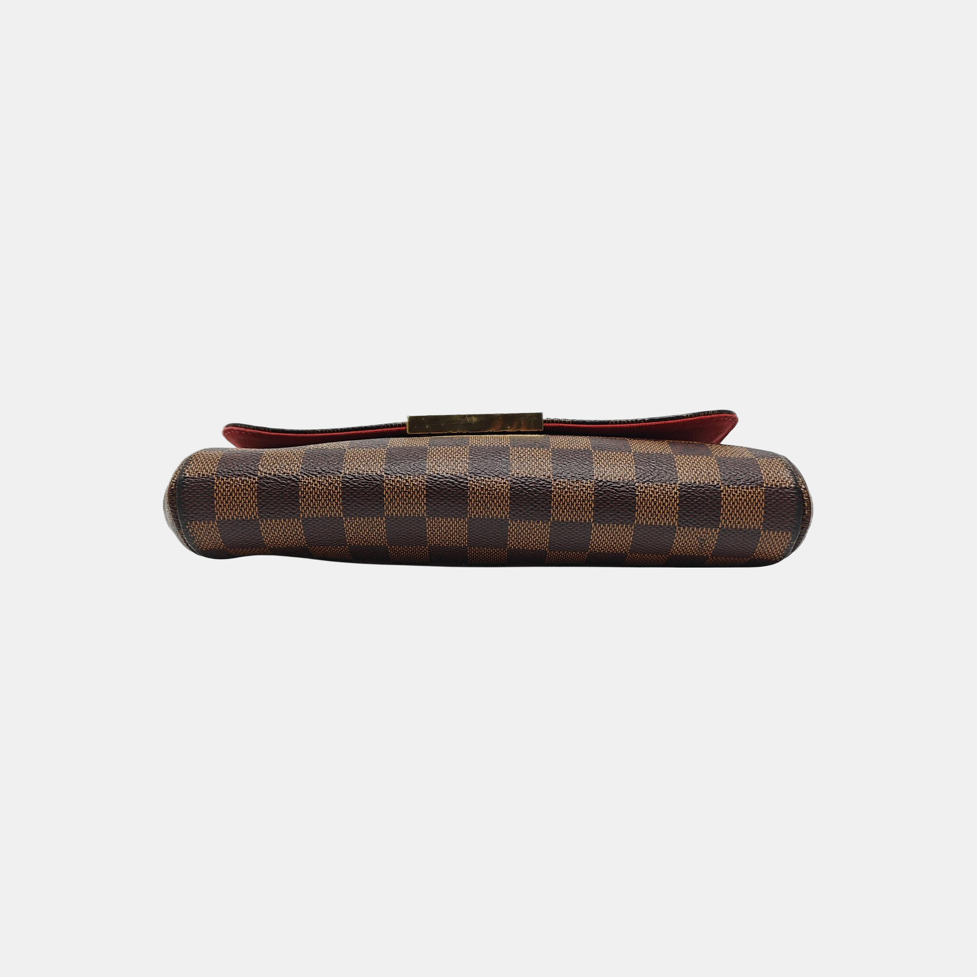 FAVORITE PM Damier Ebene Coated Canvas Brown