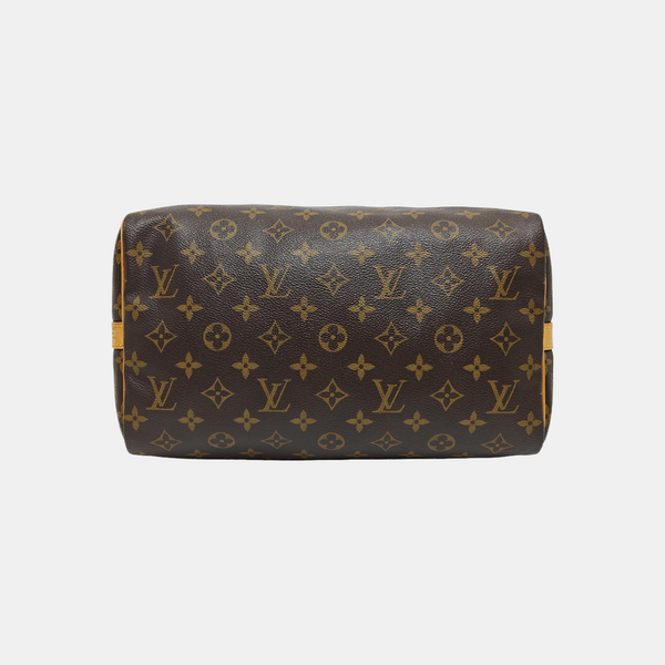 SPEEDY 30 Monogram Coated Canvas Brown