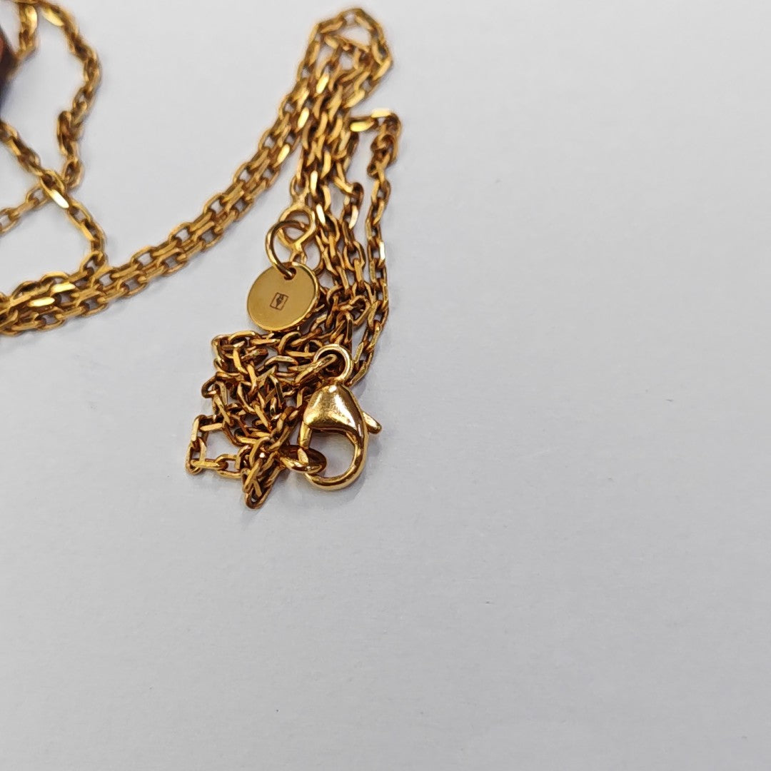 As De Coeur Metal Gold Necklace