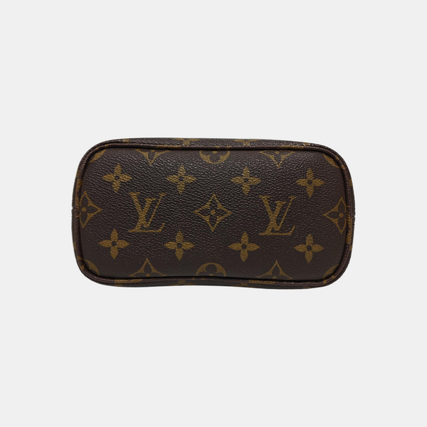 NEVERFULL BB Monogram Coated Canvas Brown