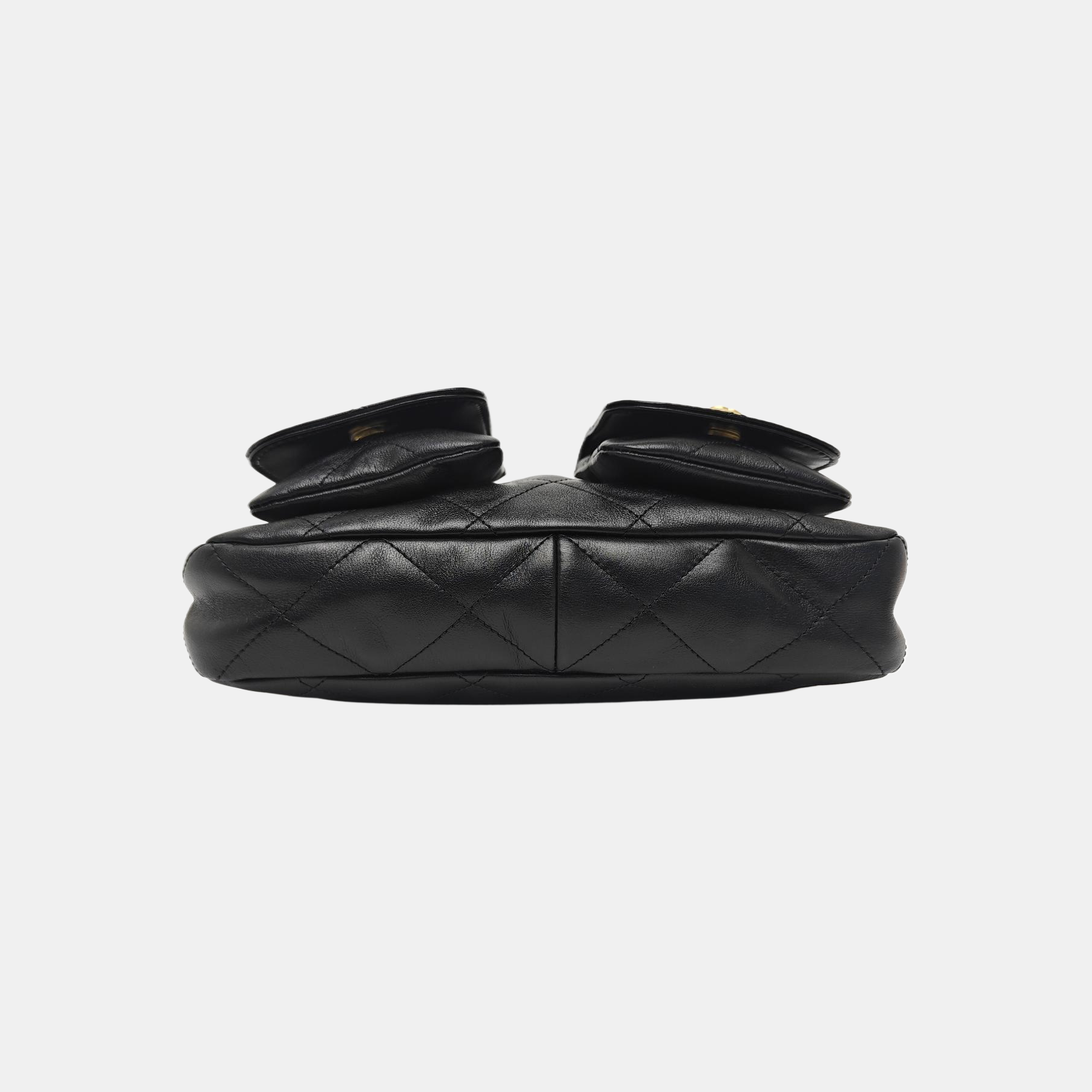 Suppletwins Quilted Calfskin Black