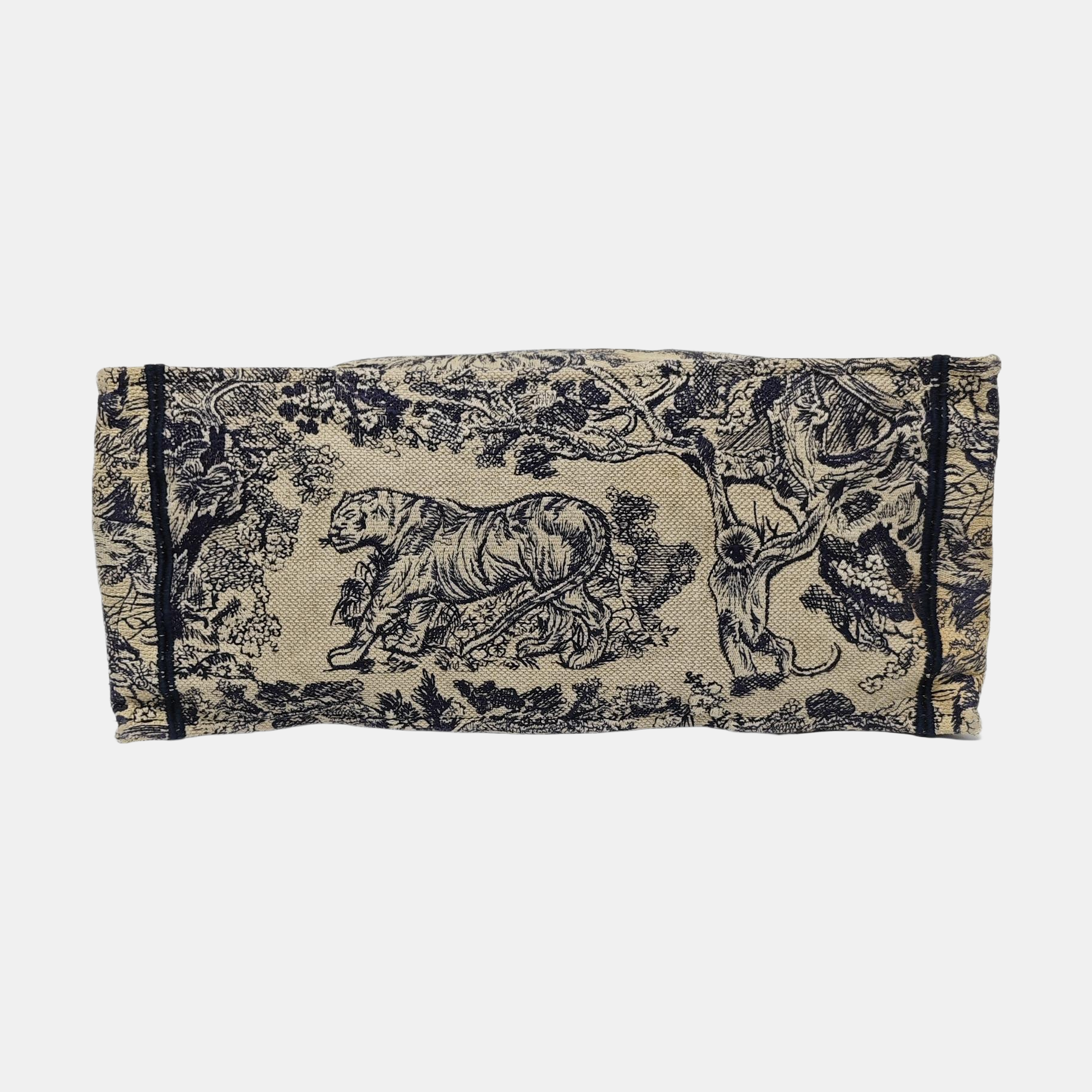 Book Tote Large Fabric Blue