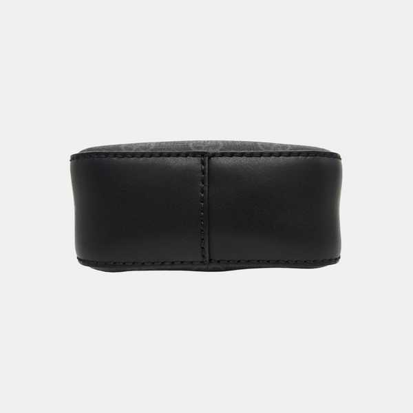GG Supreme Small Monogram Coated Canvas Black