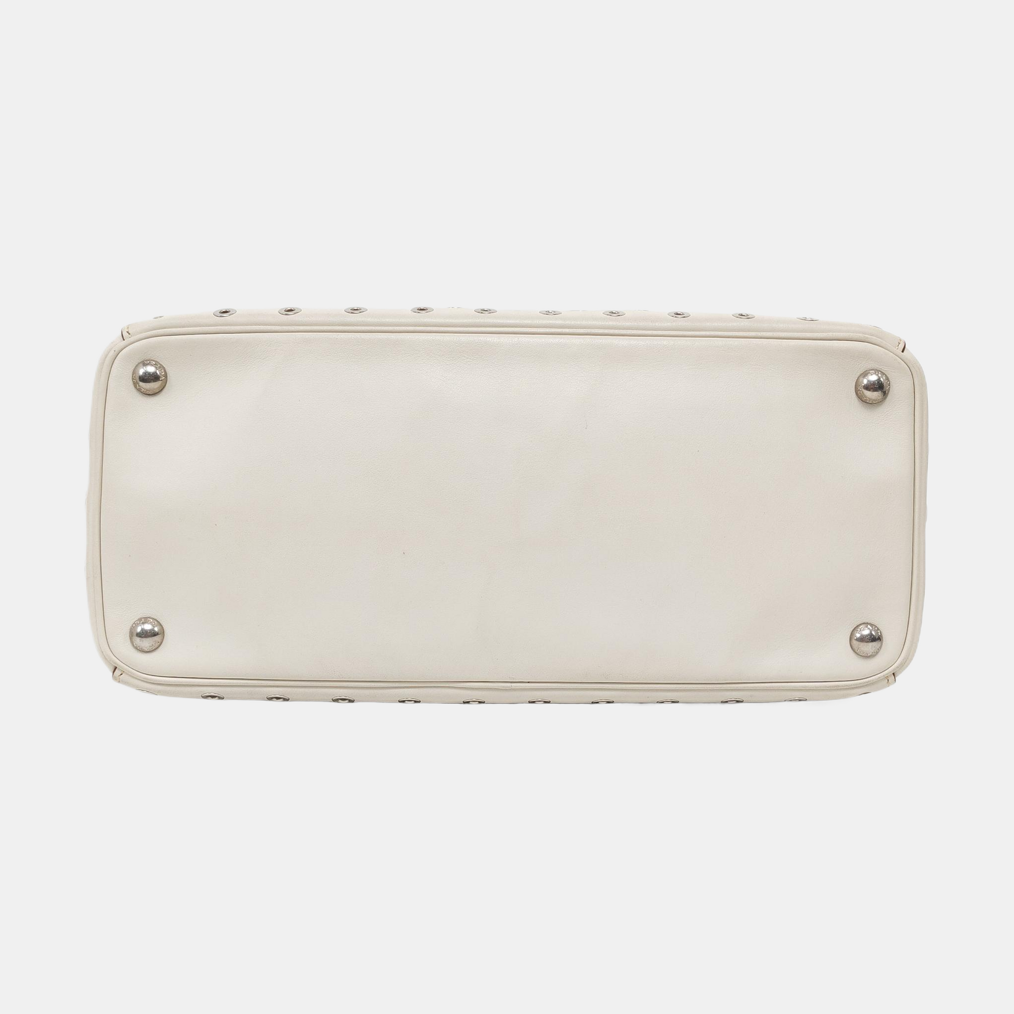 Calfskin Tote Bag White
