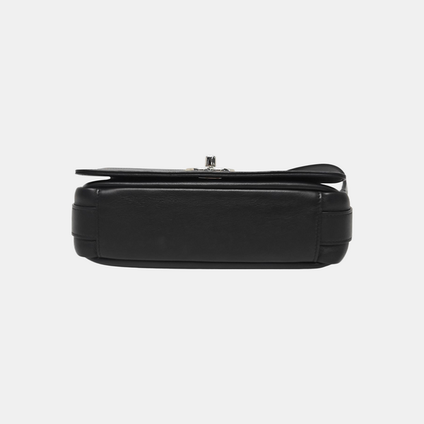 Calfskin Shoulder Bag Black