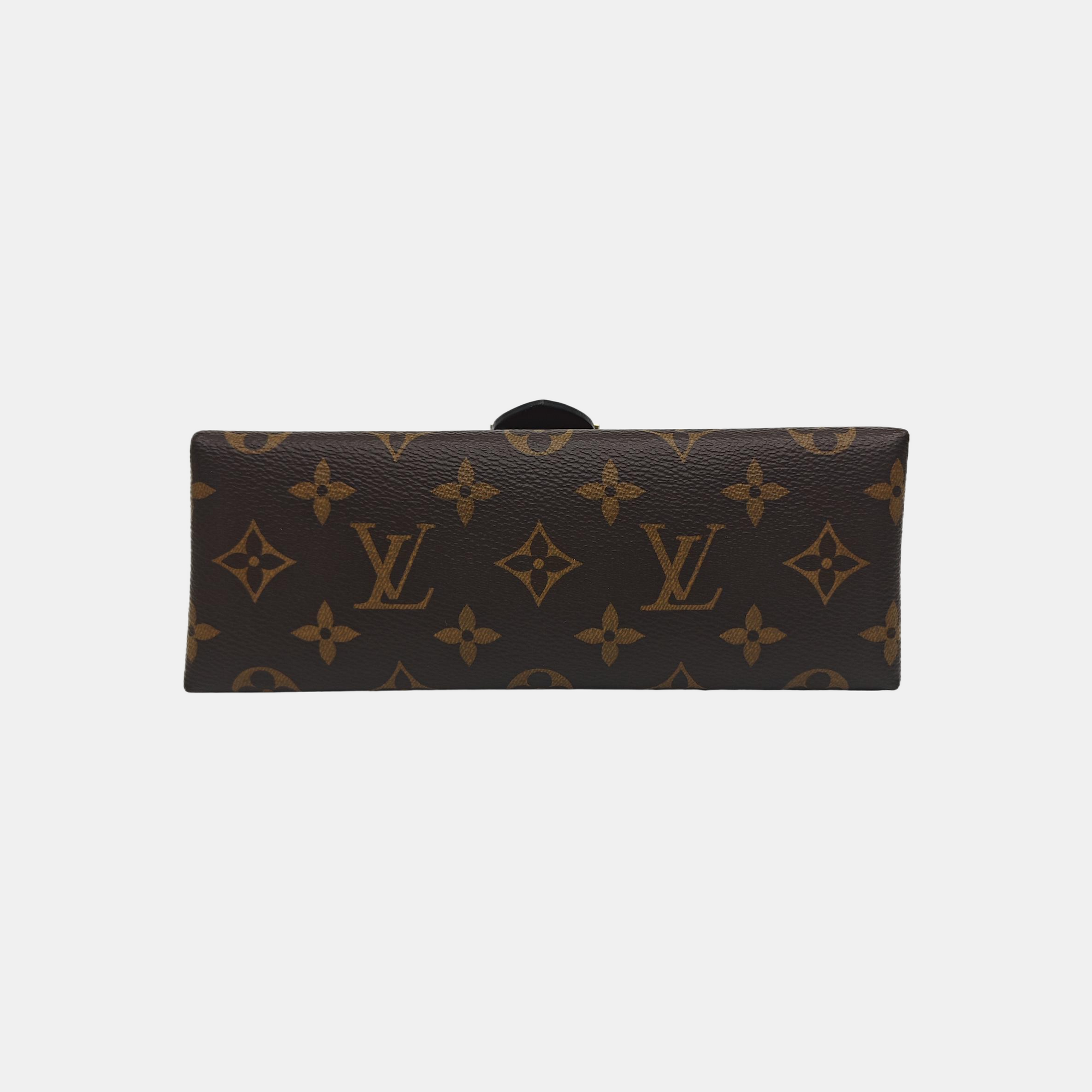 LOCKY BB Monogram Coated Canvas Brown