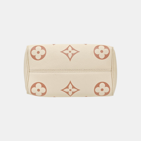 SPEEDY 20 Monogram Calfskin Beige