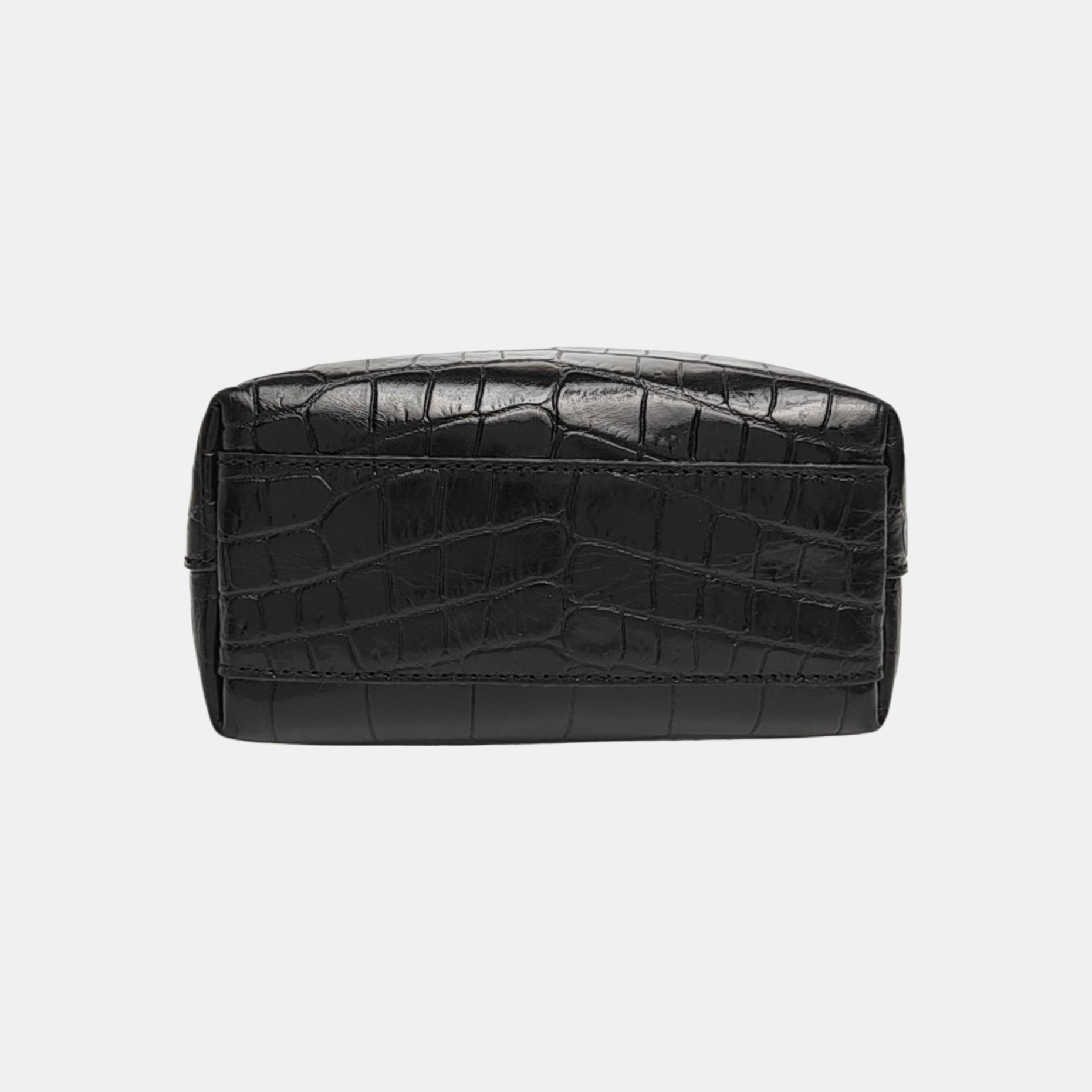 Calfskin Shoulder Bag Black