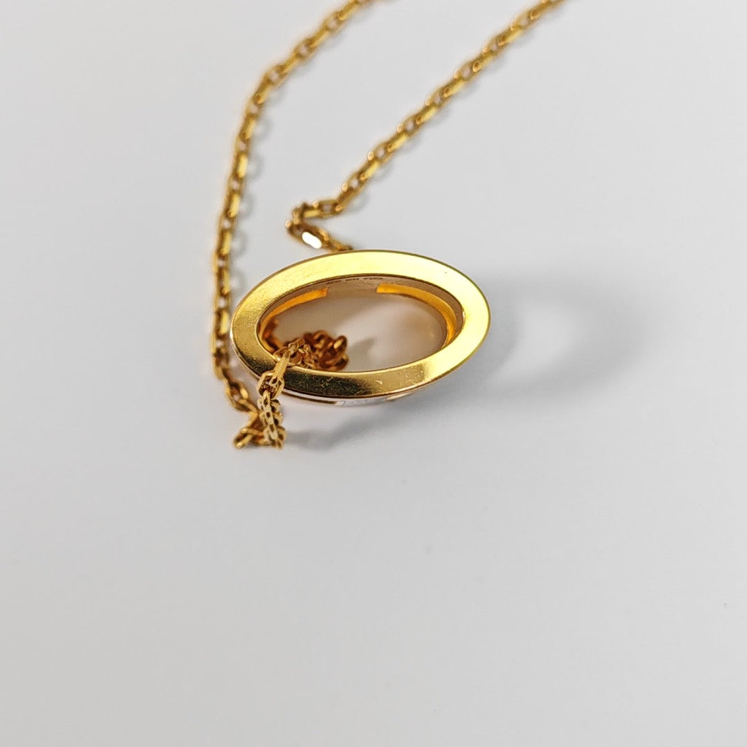 Pop H Metal Gold Necklace