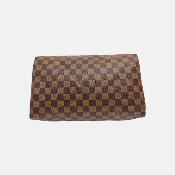 SPEEDY 30 Damier Ebene Coated Canvas Brown