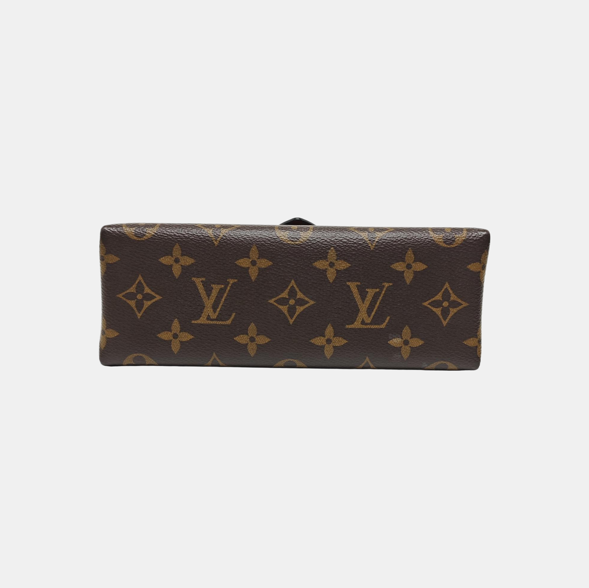 LOCKY BB Monogram Coated Canvas Brown
