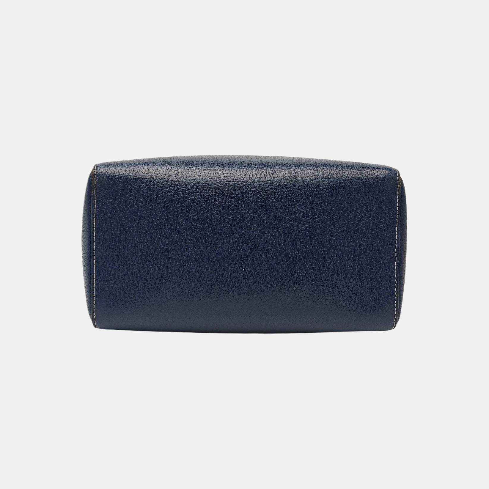 Calfskin Top Handle Bag Blue